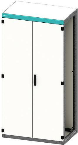 Siemens Schaltschrank aus Stahl in Grau H: 180 cm, B: 100 cm, T: 80 cm - Bild 1