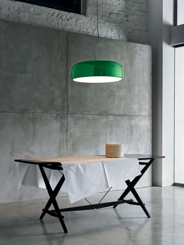 Flos Smithfield S Hängeleuchte in Grün aus Aluminium und Methacrylat, dimmbar - Bild 3