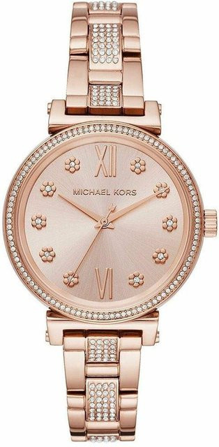 Michael Kors Armbanduhr, Edelstahl, Roségold, Kristall, 36 mm, Damen - Bild 1