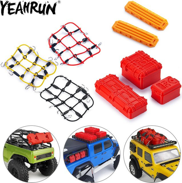 YEAHRUN Mini-Aufbewahrungsbox, Gepäcknetz, Kraftstofftank, Werkzeuge, 1:18 - Bild 1