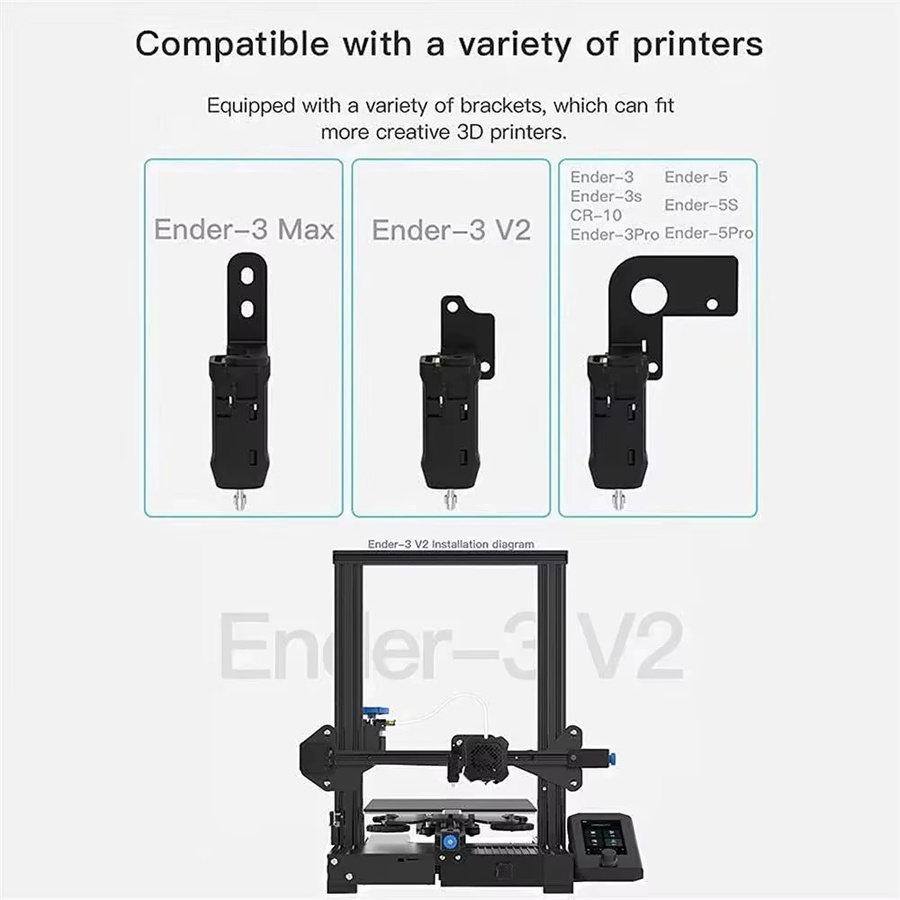 Creality CR Touch Auto-Leveling-Kit 32-Bit-Sensor Upgrade für Ender 3, Ender 3 V2, 3 Pro, 3 Max, 5 Pro und CR-1 in Schwarz - Bild 5