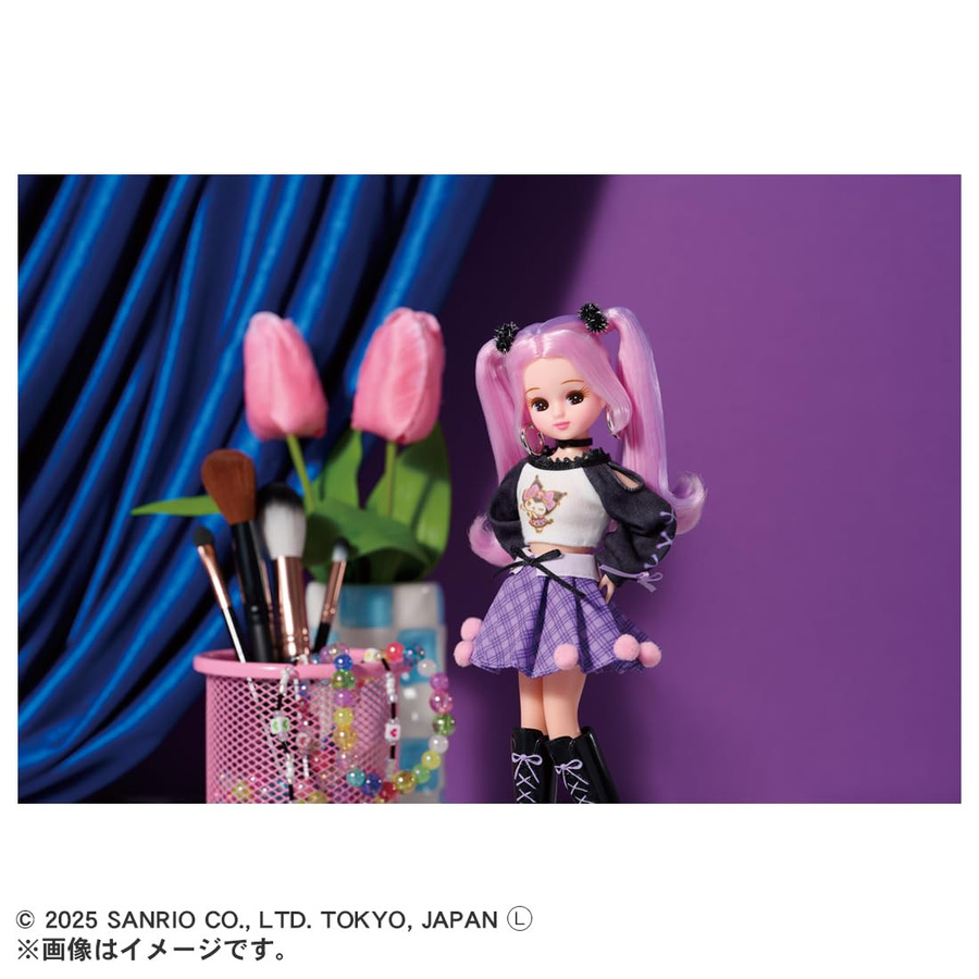 Takara Tomy Licca-chan Puppe LD-11 Cool Kuromi, Anzieh-Spielzeug, ab 3 Jahre - Bild 4