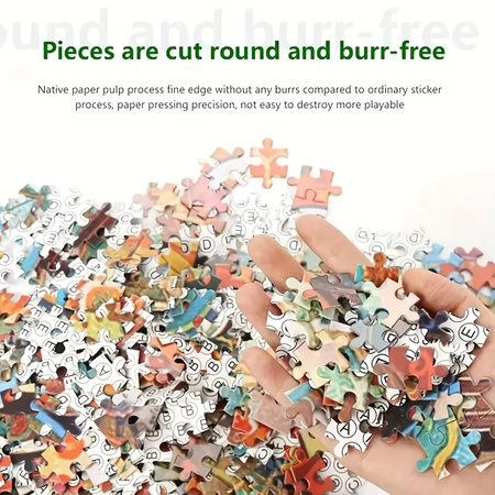 bilibili Puzzle, Katzensilhouette, Bunt / Mehrfarbig, Pappe / Karton