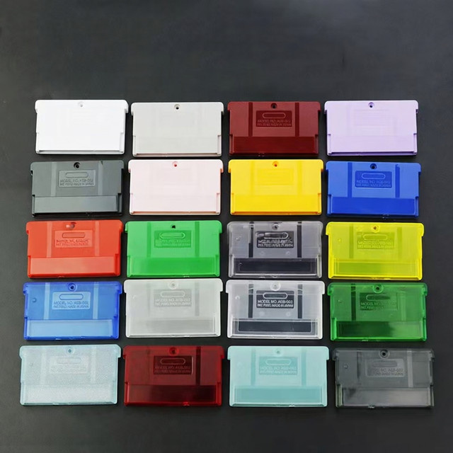 Schutzbox für GBA-Spielkassetten in Schwarz inklusive Schrauben, 1 Stück - Bild 1