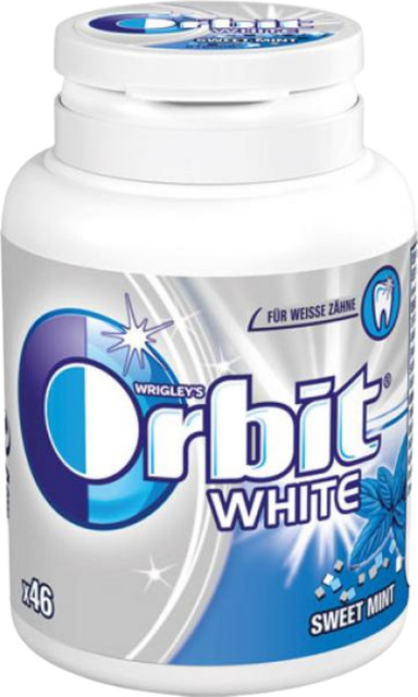 Orbit White Sweet Mint Dragees Kaugummi 64 g - Bild 1