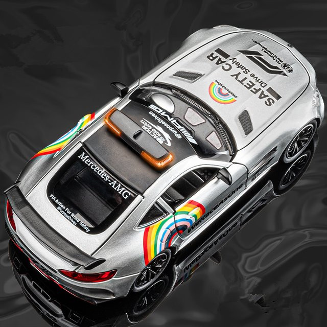RMZ city S-GT GTR Sport Sicherheit Auto Modell, 1:24, Metall, mit Licht und Sound - Bild 1