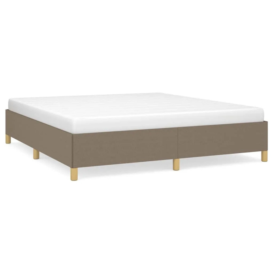 vidaXL Boxspringbett in Taupe aus Stoff, B/T: 180 x 200 cm - Bild 2