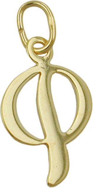 Paolo Renzo Buchstabenanhänger, 333 Gold, 15x10mm, Unisex - Bild 1