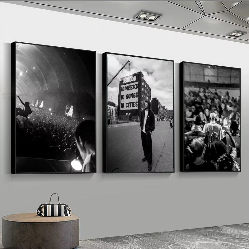 SINGER F-Fred again Album Poster-Aufkleber in Schwarz für deine Wohnzimmer- und Schlafzimmer-Dekoration B/H: 25 x 25 cm - Bild 3