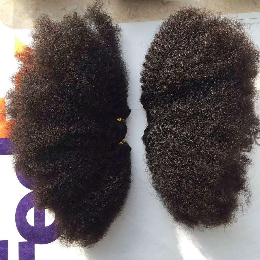 Charming Queen Remy Wellenhaarverlängerungen, 3 Bundles, Schwarz - Bild 2