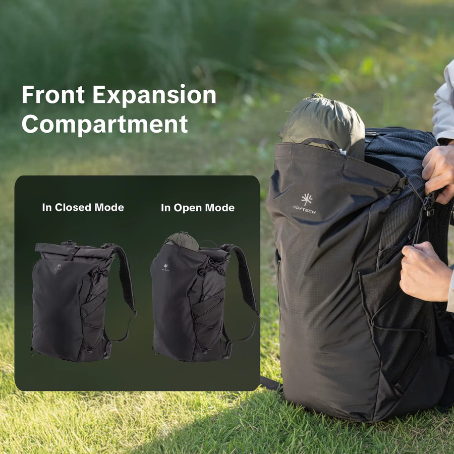 PGYTECH OnePro Ultraleichter Kamera-Rucksack Erweiterbare Kameratasche für Fotografen mit Regenschutz in Black oder Green - Bild 3