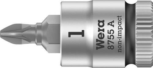 Wera Kreuzschlitz Pozidriv Steckschlüssel-Bit-Einsatz PZ 1 1/4 in Silber mit 6,3 mm Aufnahme - Bild 1