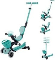 Globber Go-Up Baby 360 Lights 3in1 Scooter Mint mit LED-Rollen und LED-Modul - Bild 1