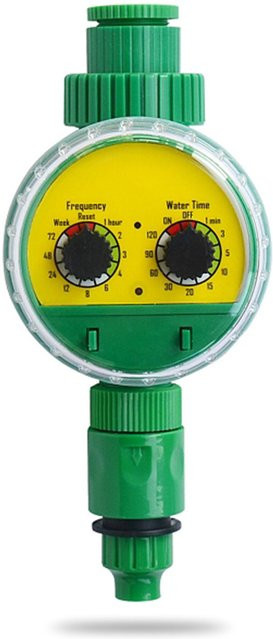 TOMTOP JMS Digitaler Bewässerungs-Timer für den Garten, programmierbarer elektronischer Bewässerungs-Controller, Grün - Bild 1