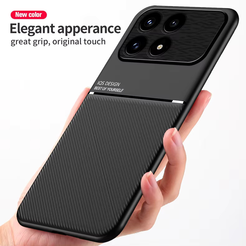 Robuste und rutschfeste Schutzhülle für Xiaomi Poco F8 Ultra und Poco F8 Pro mit magnetischem Saugnapfhalter in Blau oder Schwarz - Bild 2