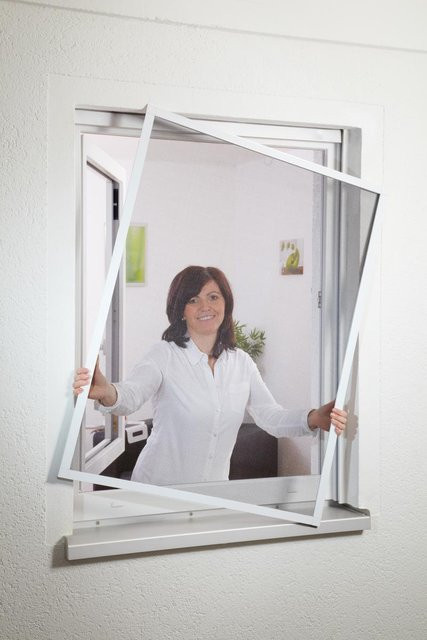 Hecht Fensterbausatz COMPACT flächenbündig in Anthrazit und Weiß, B/H: 100 x 120 cm - Bild 1