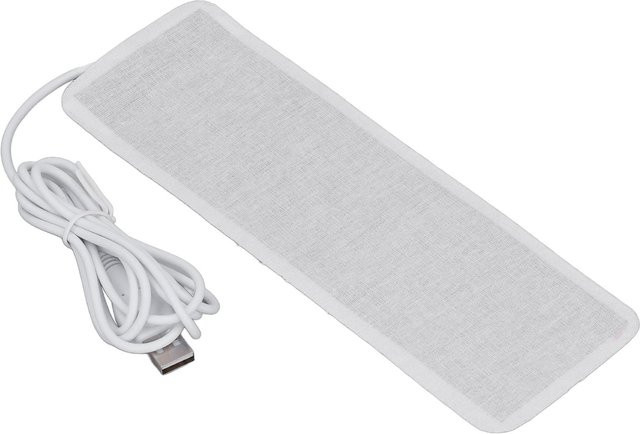 Igeteck Elektrisches Heizkissen mit Kohlefaser, USB-betrieben, Weiß, Maschinenwaschbar - Bild 1