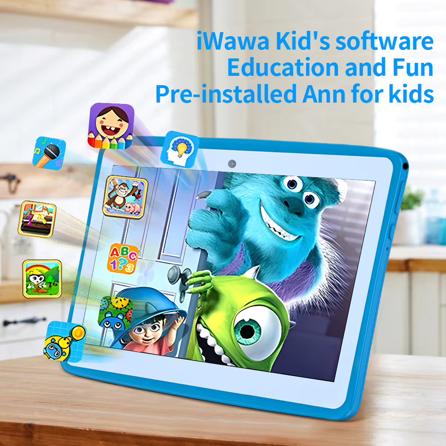BDF Kinder Tablet mit Android 12, 10,1 Zoll Display, 4 GB RAM und 64 GB Speicher, Wifi und 3G Sim Karte, in Pink oder Blau - Bild 4