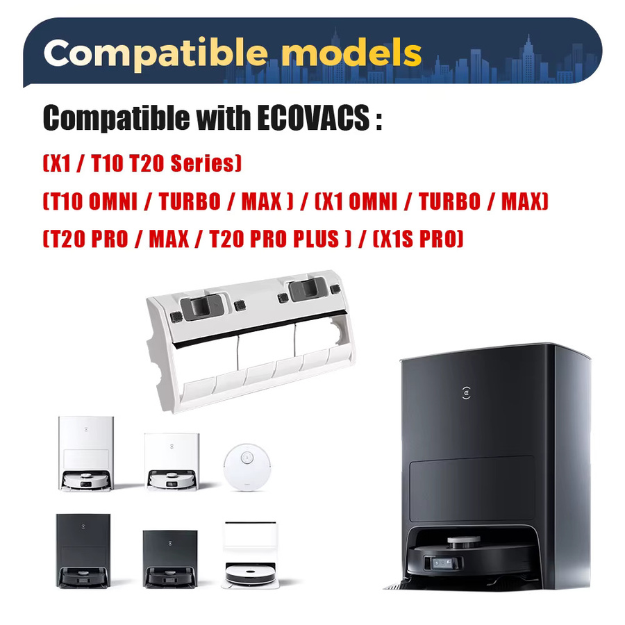 Ecovacs Hauptbürstenabdeckung in Weiß für DEEBOT X1 OMNI, TURBO, MAX, X1S PRO, T10 OMNI, TURBO, MAX sowie T20 PRO, PRO PLUS und MAX Roboterstaubsauger - Bild 2