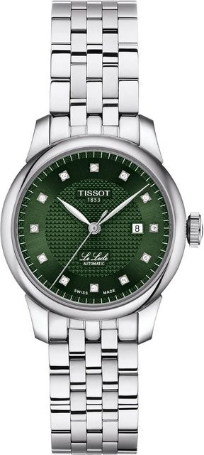 Tissot Armbanduhr Automatik, Edelstahl, Grün, 29 mm, Damen - Bild 1
