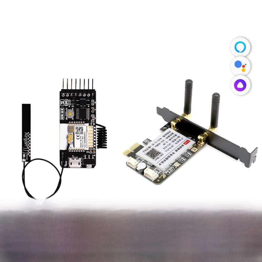 Tuya PCIE USB Erweiterungskarte mit Wifi für Computer-Power-Reset, kompatibel mit Alexa und Google Home, Schwarz - Bild 3