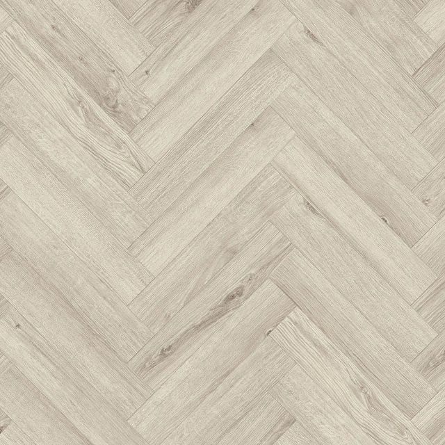 Classen Ville Laminat Caracena Oak in Holzoptik, 8 mm Stärke, Braun und Beige, Fischgrät-Design im skandinavischen Stil - Bild 1