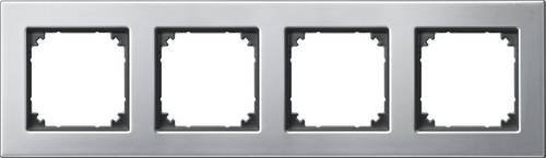 Merten Rahmen Abdeckung System M in Platin/Silber - Bild 1