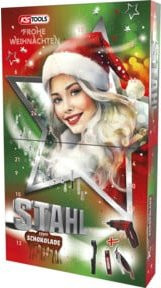 KS Tools Adventskalender 2025 mit 30-teiligem 1/4 eMONSTER Akku-Bit-Schrauber-Satz in Multicolor - Bild 1