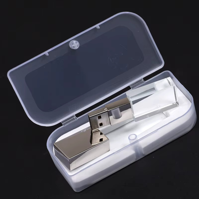 JASTER USB-A Flash Drive mit LED-Licht, 128GB, in Silber Gold Schwarz - Bild 4