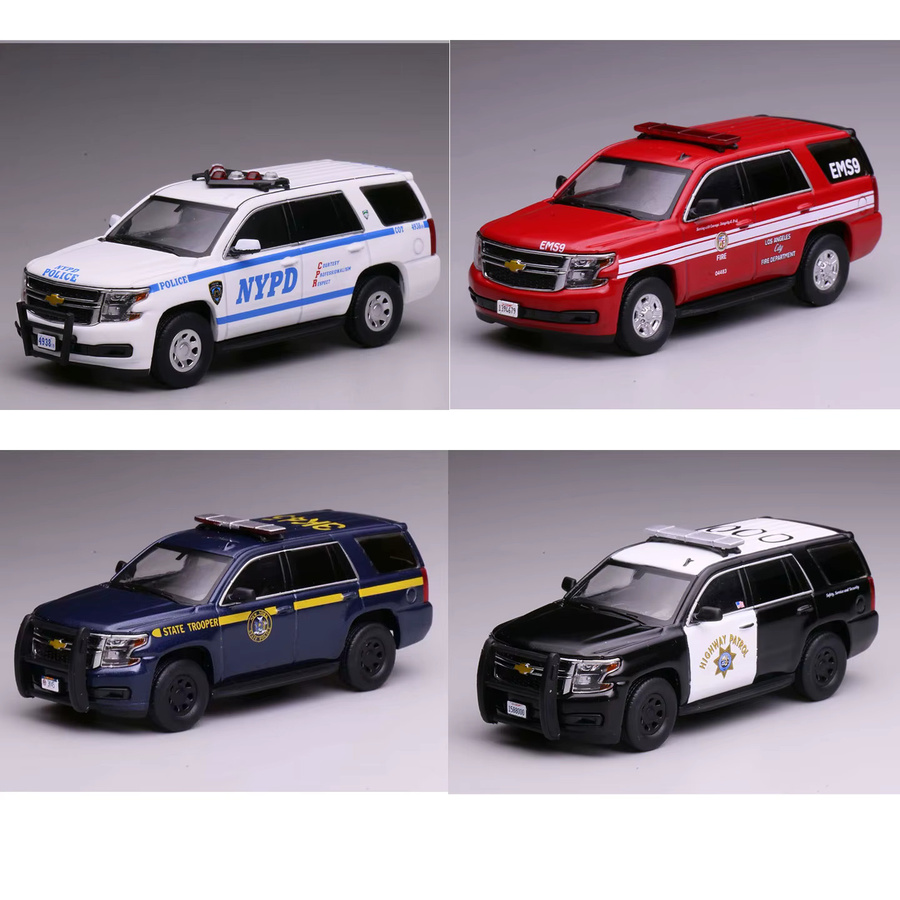 JKM Chevrolet Impala River Feuerwehr Yukon Caimaro NYPD, Spielzeugauto, Metall, 1:64, ab 14 Jahren - Bild 2