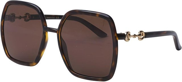 Gucci GG0890S Sonnenbrille, Quadratisch, Vollrand, Braun, Schwarz, Damen - Bild 1