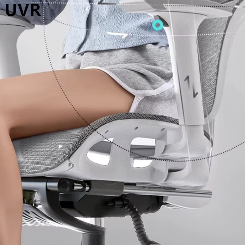 UVR Ergonomischer Bürostuhl mit atmungsaktivem Mesh und Kopfstütze in modernem Design - Bild 3