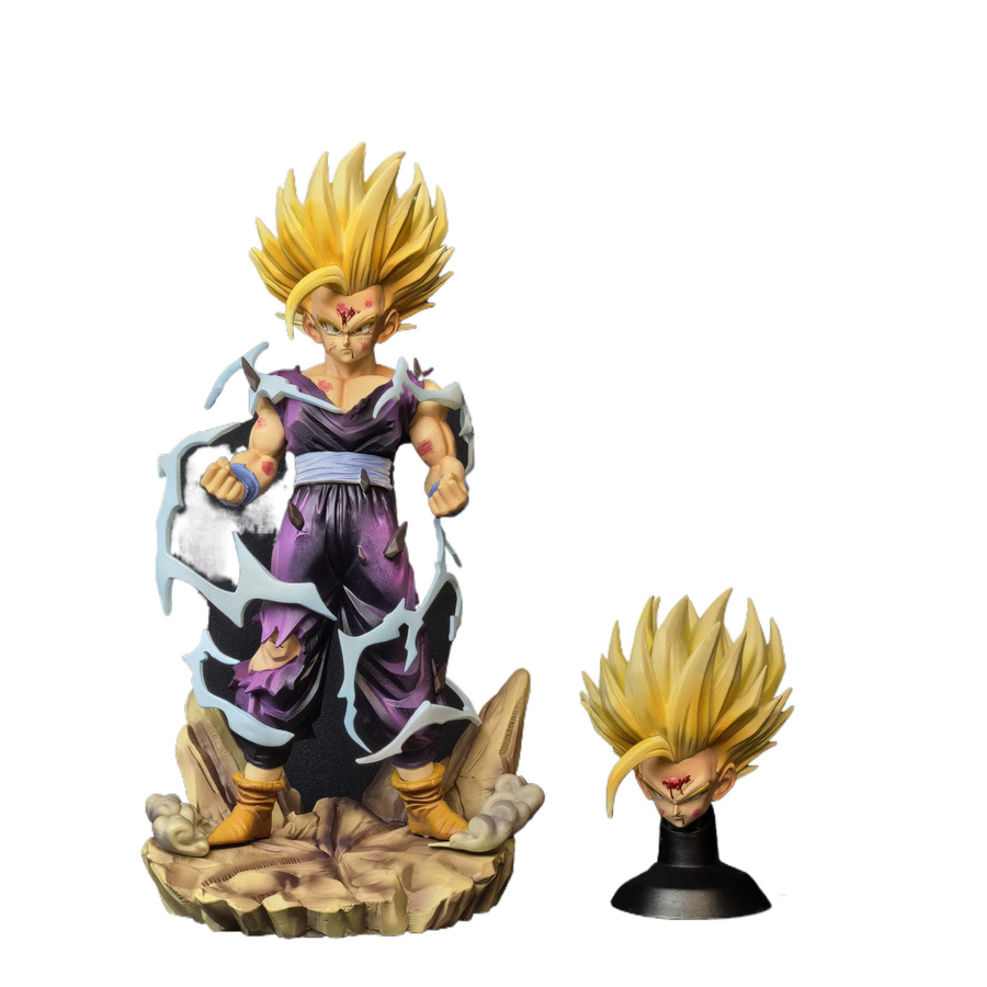 Bandai Dragon Ball Super Saiyan 2 Gohan Actionfigur, mit austauschbarem Kopf - Bild 6