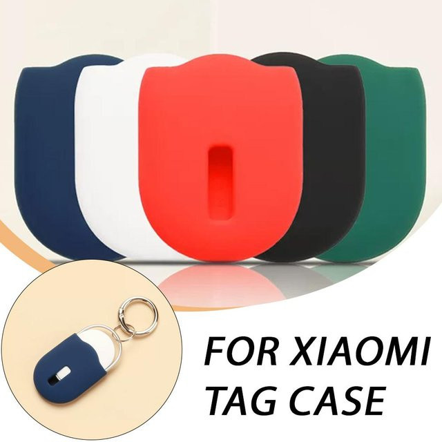 Stoßfeste und kratzfeste Silikon-Schutzhülle für Xiaomi Tag in Grün - Bild 1