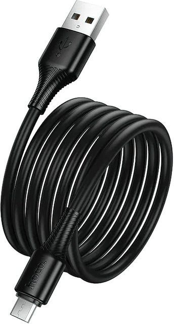 HOCO X120 Daten- und Ladekabel USB-A auf microUSB, 18W, Schwarz, 1m - Bild 1