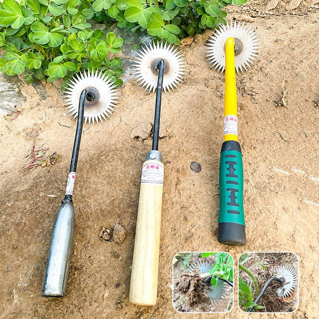 Aleekit Manueller Unkrautentferner Multifunktions Gartenwerkzeug für die Rasenpflege - Bild 1