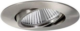 Brumberg LED-Einbauleuchte rund in Nickel, IP65, warmweiß, 48W - Bild 1