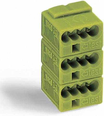 WAGO Dosenklemme 243-745/000-012 flexibel und starr 0.28-0.5mm² 5-polig Orange - Bild 1