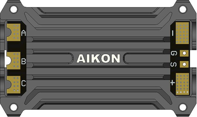 AIKON AK8 80A Single ESC, Schwarz, Metall - Bild 1