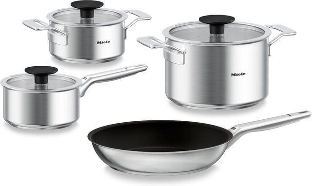 KMTS 5704-3 Topfset 4-teilig aus Edelstahl in Silber - Bild 1