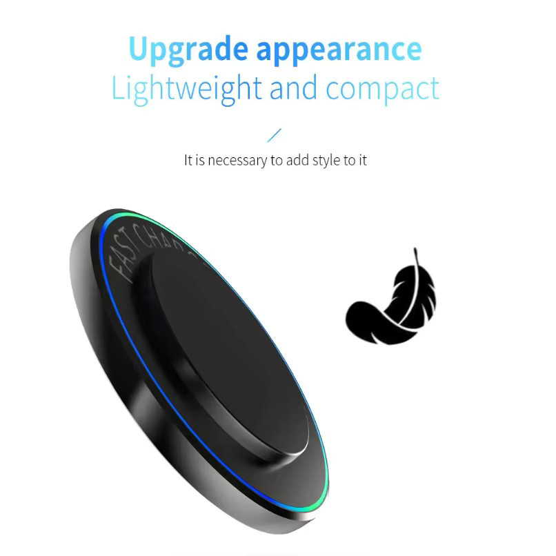 Opansten Tragbarer Mini-Desktop-Wireless-Ladeständer für iPhone, Samsung und Xiaomi als Schnelle Ladestation in Schwarz oder Weiß - Bild 3
