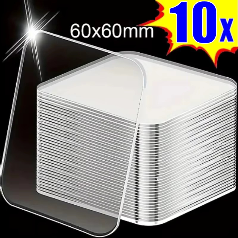 10 Stück Wasserdichtes Acryl-Nano-Klebeband, doppelseitiges transparentes Klebeband für Zuhause und Badezimmer - Bild 4