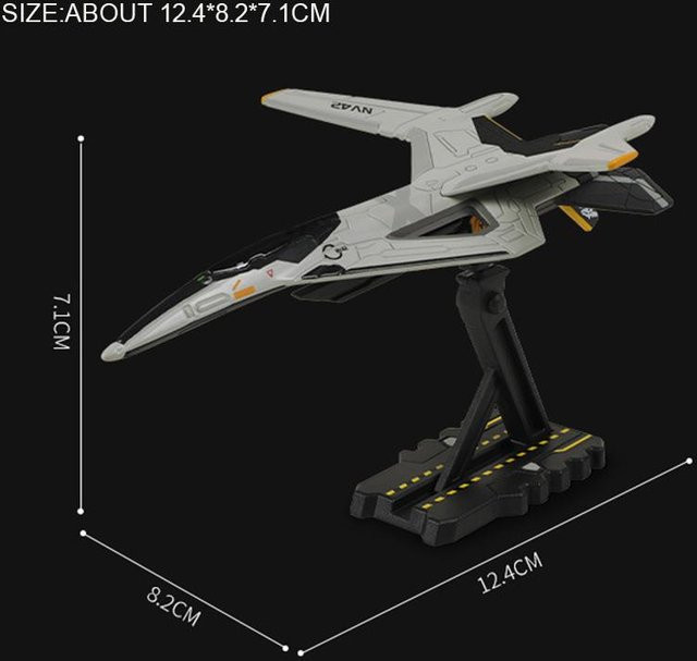 Xuannv Luft- und Raumfahrtjäger, Spielzeugmodelle, Metall, 1:72, ab 14 Jahre - Bild 1