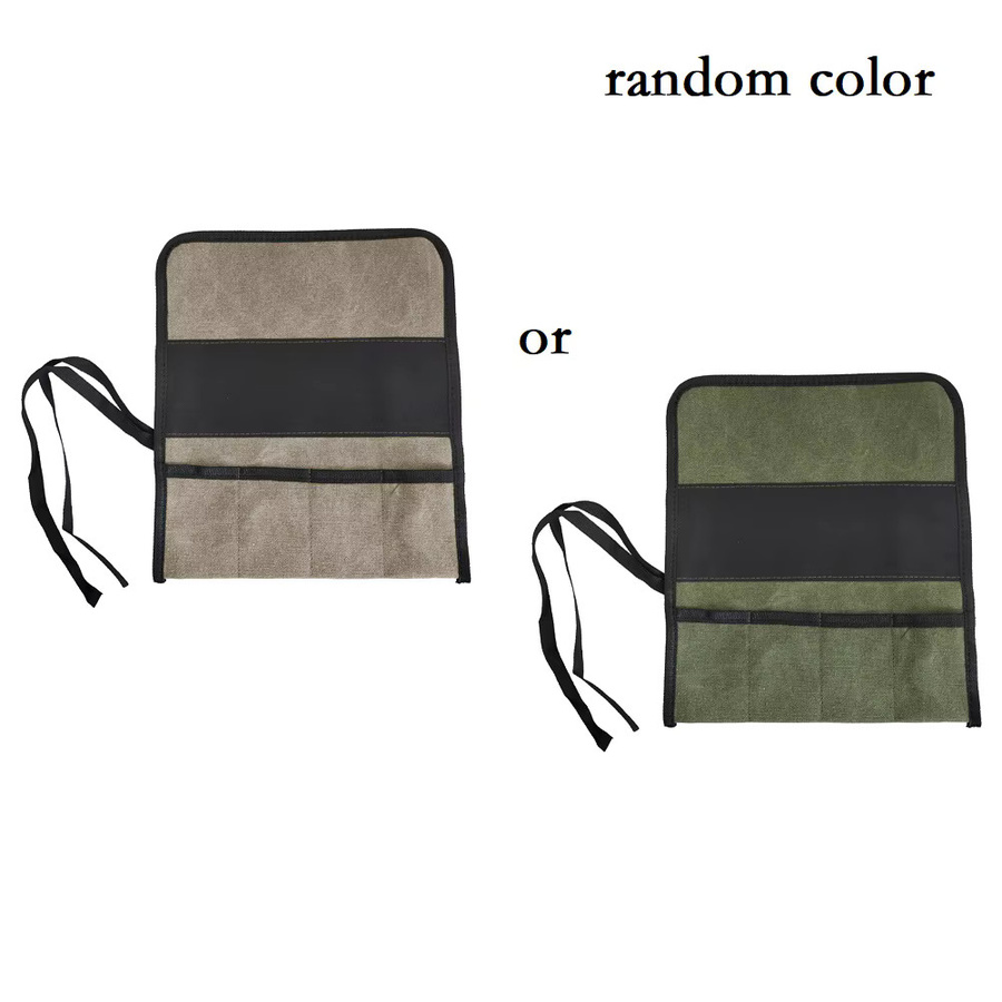 DAZZLEEX Roll-Up Werkzeugtasche mit mehreren Taschen in Grün, tragbarer Organizer für Elektriker, B/T/H: 31,0 x 27,0 x 4,0 cm - Bild 2