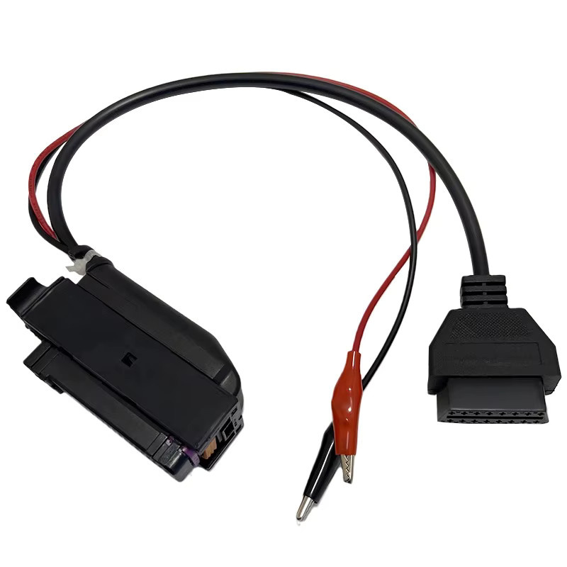 Bosch ECU-Programmierkabel mit OBDII-Anschluss und VAG Anschlussadapter für ME7/EDC15/EDC15P/EDC15V/EDC15VM, Schwarz - Bild 5