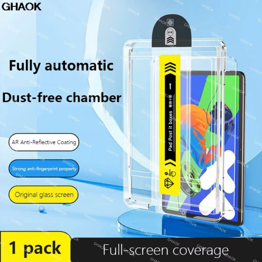 OnePlus Pad 3 Displayschutzfolie aus gehärtetem Glas, transparent, 13,2 Zoll, HD-klar und stoßfest mit Installations-Kit - Bild 6
