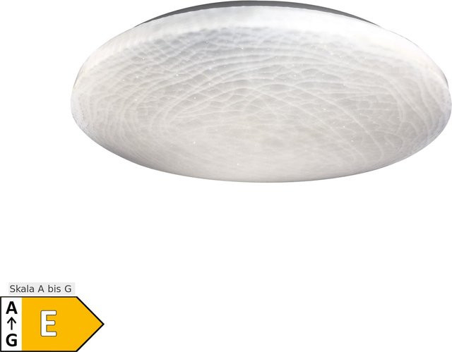 Näve LED CCT Deckenleuchte Polaris in Weiß mit Kristalleffekt, dimmbar, Durchmesser: 48 cm - Bild 1