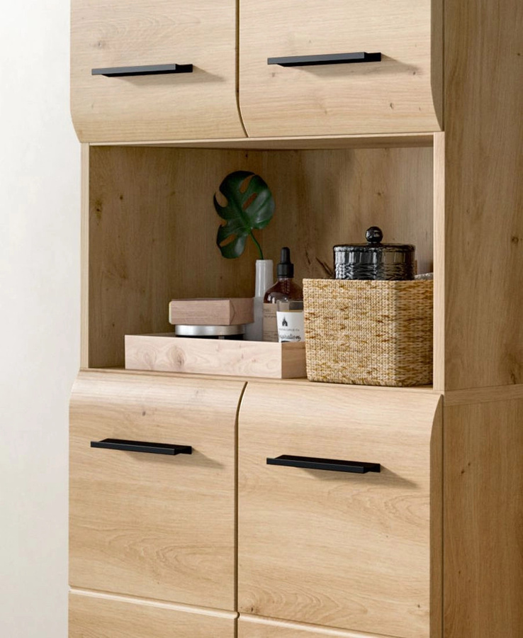 Badmöbel Set Cover von Inn.Furn in Eiche Matt, 3-teilig, Breite: 135 cm - Bild 2
