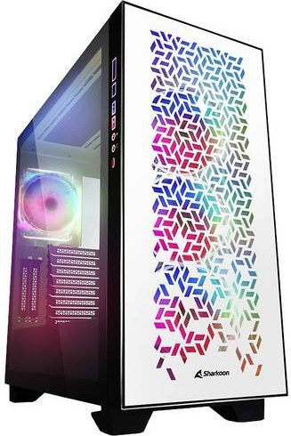Sharkoon CA300H Big-Tower-PC-Gehäuse in Weiß mit USB-C - Bild 1