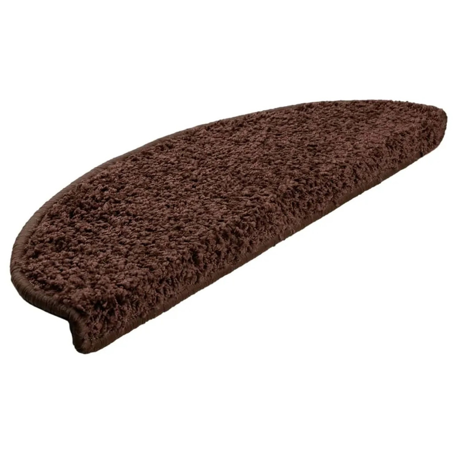 vidaXL Treppenmatten 15 Stück, Braun, selbstklebend, rutschfest und schalldämmend, B/T/H: 65 x 21 x 4 cm - Bild 2